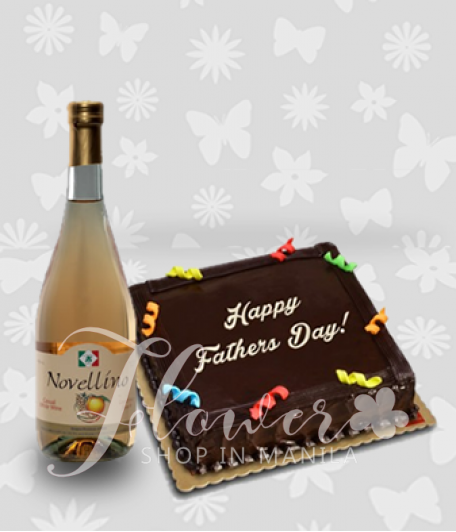 Chocolate Cake and Novellino Lucious Peach Wine