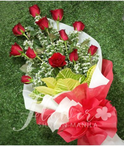 1 Dozen Red Roses (Arm Bouquet)