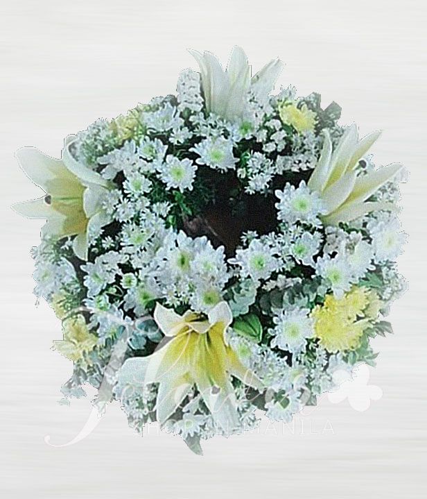 Purity Urn Flower Arrangement